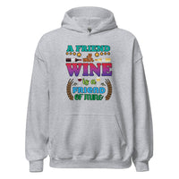 Unisex Adult Heavy Blend™ Hoodie | Gildan 18500 - Drinking - A Friend With Wine