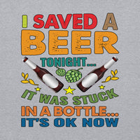 Unisex Adult Heavy Blend™ Hoodie | Gildan 18500 - Drinking - I Saved a Beer Tonight