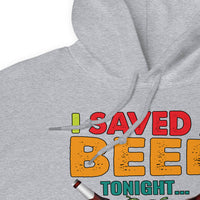 Unisex Adult Heavy Blend™ Hoodie | Gildan 18500 - Drinking - I Saved a Beer Tonight