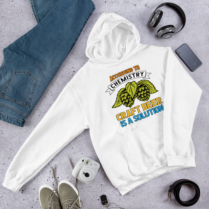 Unisex Adult Heavy Blend™ Hoodie | Gildan 18500 - Drinking - According to Chemistry