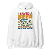 Unisex Adult Heavy Blend™ Hoodie | Gildan 18500 - Drinking - I Saved a Beer Tonight